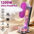 thumbnail image 5 of Steamer for Clothes, 2 in 1 Clothes Steamer Handheld, Travel Iron, 6-Level 1200W Steam Iron with LED Display, 15s Heat Up, 190ml Detachable Water Tank, Suitable Home and Travel, 120V, 5 of 7