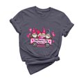 thumbnail image 3 of VKOYWKM Women's Valentine Shirts Cute Love Heart Print T-Shirts Short Sleeve Casual Spring Tops Hoiday Crew Neck Loose Fit Valentine T-Shirts, 3 of 7