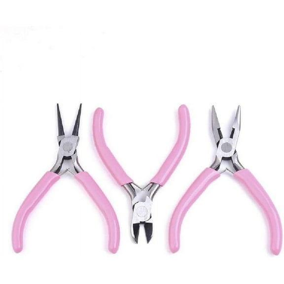 3pcs Jewelry Pliers Tool Set Professional for Jewelry Making Precise Plier Beading Repair Tool Supplies JewelryStainless Steel
