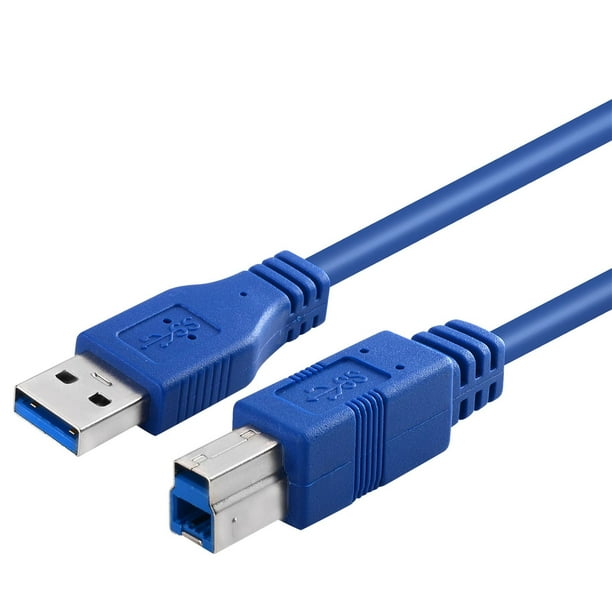 Insten 15 ft FEET High Speed USB 3.0 A to USB B AB M/M Printer Cable Cord Lead Wire A-B 10FT Printer Usb Cord - Walmart.com