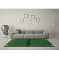 thumbnail image 3 of Ahgly Company Indoor Rectangle Abstract Emerald Green Modern Area Rugs, 2' x 4', 3 of 4