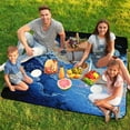 thumbnail image 7 of Marble Texture Waterproof Picnic Blanket with Foldable Zipper, Suitable for Outdoor Use, Suitable for Travel, Camping, Beaches, Parks, Grasslands, Picnic Blanket Accessories, 7 of 7