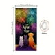 thumbnail image 3 of Uuiauoio Happy New Year Door Cover Decoration with Festive Winter Design, Reusable Polyester Door Hanging for Party and Celebration, Indoor Outdoor Welcome Sign Tapestry, 3 of 9