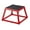 Red+Black, variant on TEQIN Steel Plyometric Box,Exercise Step Up Box,Anti-Slip Pre-Assembled Plyometric Jump Box for Home Gym Conditioning and Strength Training,Plyometric Platform Step 12-18-24-30 Inch