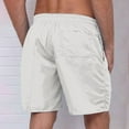 thumbnail image 4 of XuJwPNcy Men's Stretch Shorts Casual Classic Fit Drawstring Summer Beach Vacation Shorts with Pockets Shorts for Men, 4 of 4
