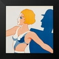 thumbnail image 2 of Unknown 20x20 Black Modern Framed Museum Art Print Titled - Vintage Film Posters: Tango Movies Tangoflickan - Detail, 2 of 5
