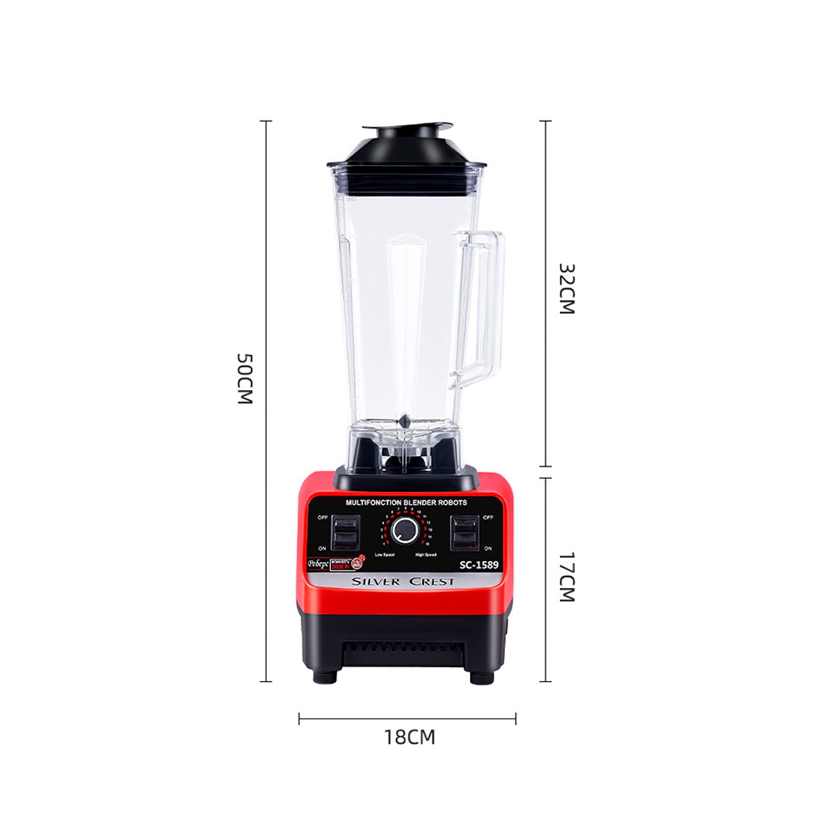 ACDANC Blender,2L Large Capacity Blenders for Kitchen,Food-Grade PC Material Hand Mixer,2Caps