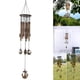 thumbnail image 1 of Carillones De Viento Panel De Madera 9 Tubos De Cobre Carillones De Viento Noticed HA016041-00, 1 of 7