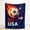 American football, variant on Go USA Football Throw Blanket, Patriotic Football Fan Blanket 2026, Soft Flannel Game Day Blanket for Sofa Bed, Gift for Men, Women, and Children
