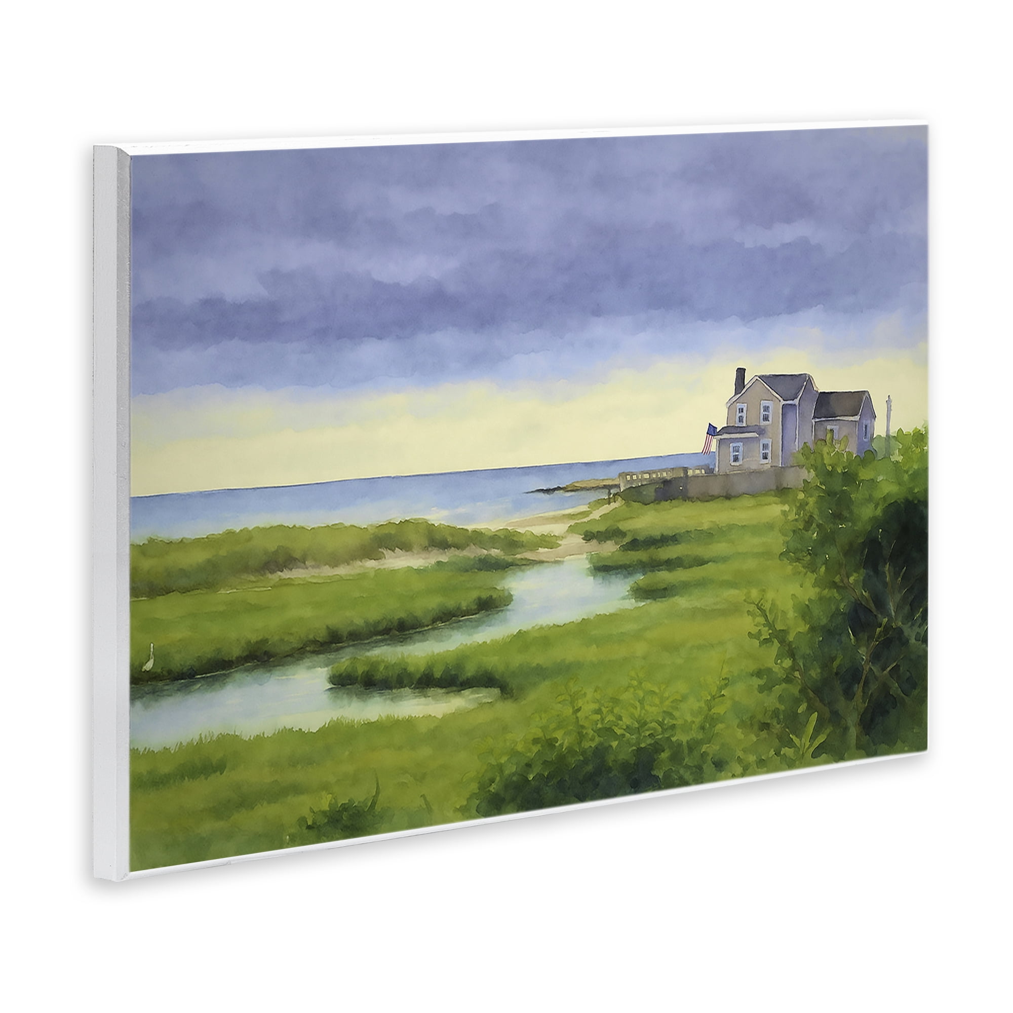 Stupell Industries Marshside Serenity on Cape Wall Plaque Art, design by Grotto Studios