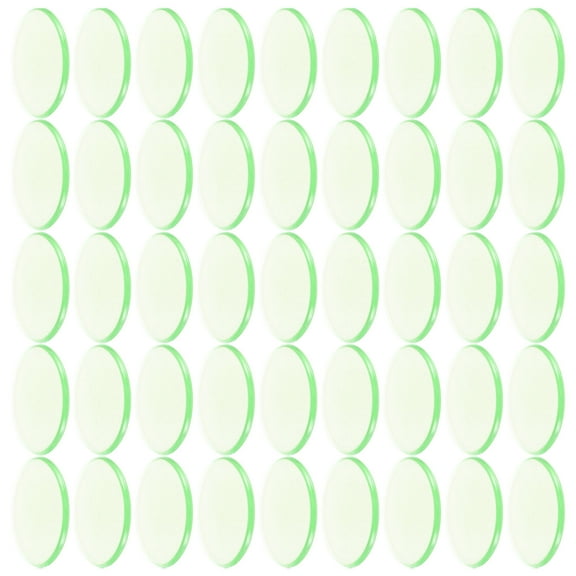 GAXIRE Light Green Resin Bingo Chips for Games, 100 Pieces, 1 Inch Diameter Counting Tokens for Board Games