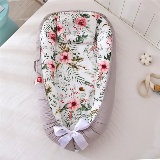 Nido para dormir para bebé recién nacido, cama para 0 a 24 meses, Valla, para niños pequeños corralitos, cuna, Moisés Fivean unisex