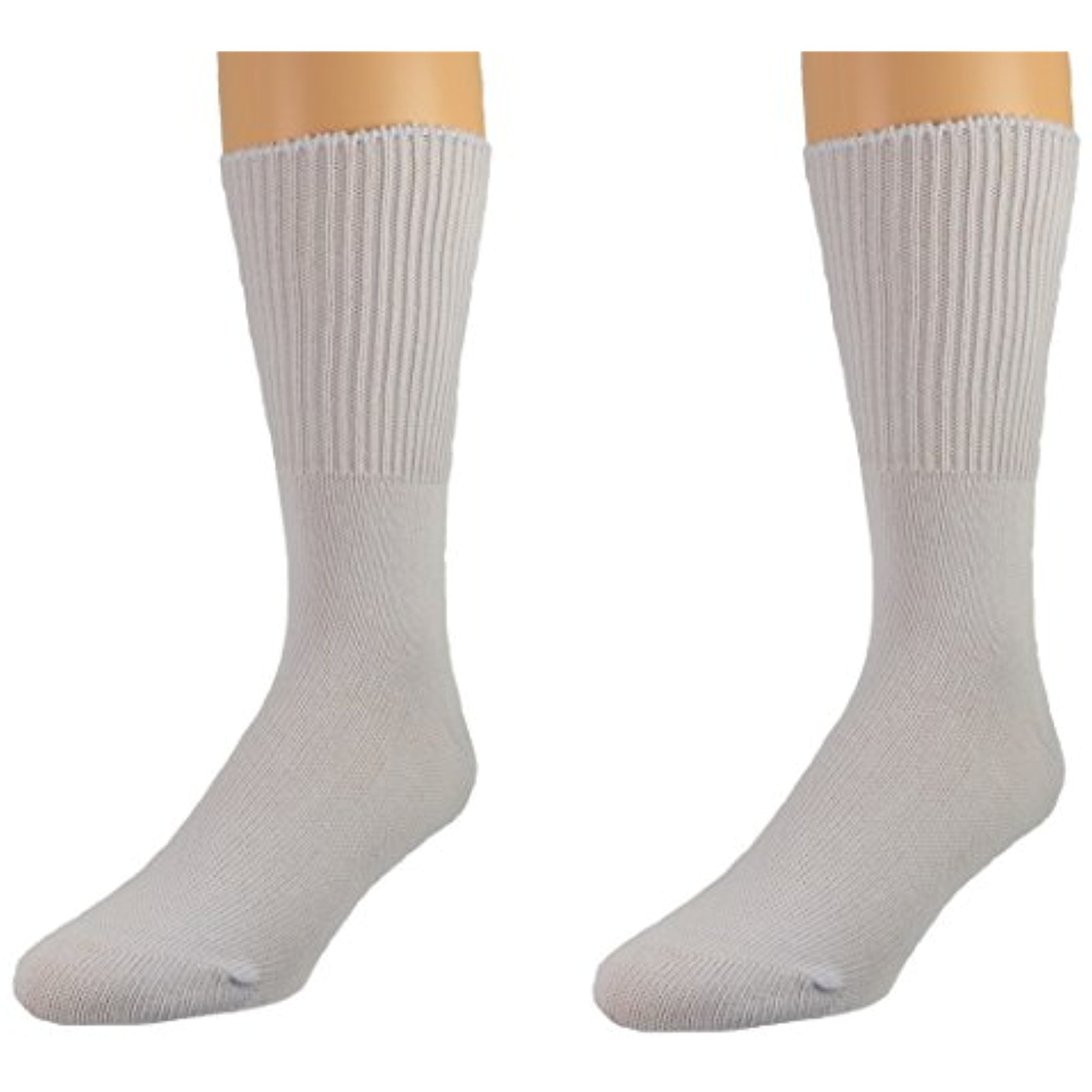 mens white cotton crew socks
