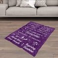 thumbnail image 4 of Inspirational Gifts for Women，Thank You Gifts for Women,Inspirational Positive Energy , Purple Blanket for Mom Mothers-in-Law Sister Colleague Friend（Throw Blankets 50inx60in）, 4 of 6