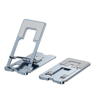 Desk Phone Stand Folding Portable Metal Stand Office Desk Home Phone Holder，1pac