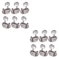 thumbnail image 3 of Becaristey Guitare Électronique Tuning Pegs 6-strings Guitares Rétro Style Machine Tête Tuners Boutons Instrument à Cordes Réparation Argent 2Set, 3 of 6