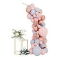 thumbnail image 3 of Modern Metal Wedding Arch Flower Stand Set, 2PCS Rectangular+1PC Arch Ballon Stand Gold, 3 of 9