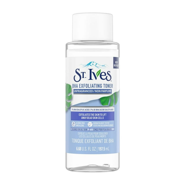 St. Ives Tonique Exfoliant de BHA Non Parfume 197.6mL