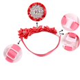 thumbnail image 4 of Pet Accessories Masue Pets, pajarita para perros, collar con flores, 15 unidades, 4 of 9