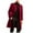 Red, variant on QHFBli Single-Breasted Mens Trench Coat Men's Winter Anorak Long Wool Overcoat with Fashionable Design for Comfort and Warmth in Cold