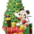 thumbnail image 4 of Department 56 Disney Village Mickey's Holiday Express Multicolor Christmas Figurine 4.75in H, 4 of 5