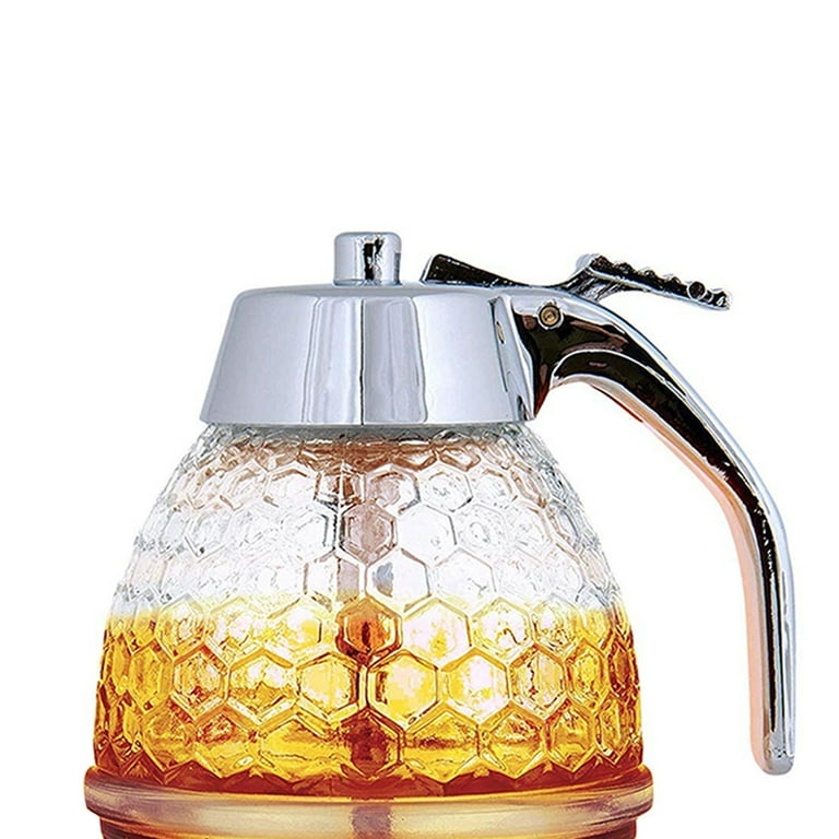 Honey 8 OZ Honey Dispenser with Stand Honey Container, Syrup