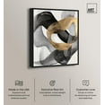 thumbnail image 2 of Golden Chaos II Canvas Neutral Boho Art by Art Remedy, Black Frame, 36" x 45", 2 of 7