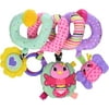 Infantino Stretch & Spiral Activity Toy - Textured Play Activity Toy for Sensory Exploration and Engagement, Ages 0 and Up, Pink Farm