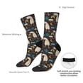 thumbnail image 6 of Honeii Cute Alpaca Print Adult Socks,Crew Socks,Casual Calf Socks,Daily Wear Socks for Men & Women, Perfect for Sports, Casual and Everyday Use, 6 of 6