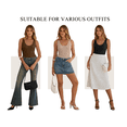 thumbnail image 5 of ANRABESS Ribbed Tank Tops for Women Ruffle V Neck Summer Sexy Sweater Vest Comfy Sleeveless Shirts Trendy Casual Outfits Brick Red XS, 5 of 12