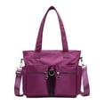 thumbnail image 4 of Bolsa de viaje para deportes de moda, bolsa de gimnasio para acampar, ejercicio, exteriores, hombres y mujeres púrpura, 4 of 10
