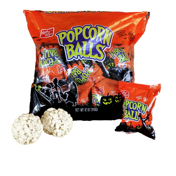 Kathy Kaye S Halloween Popcorn Balls 12 Ct Walmart Com Walmart Com
