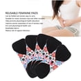 thumbnail image 4 of 5 Pcs Serviettes Hygiéniques Réutilisables Respirantes Hautement Absorbantes en Coton pour Post-Partum, 4 of 8