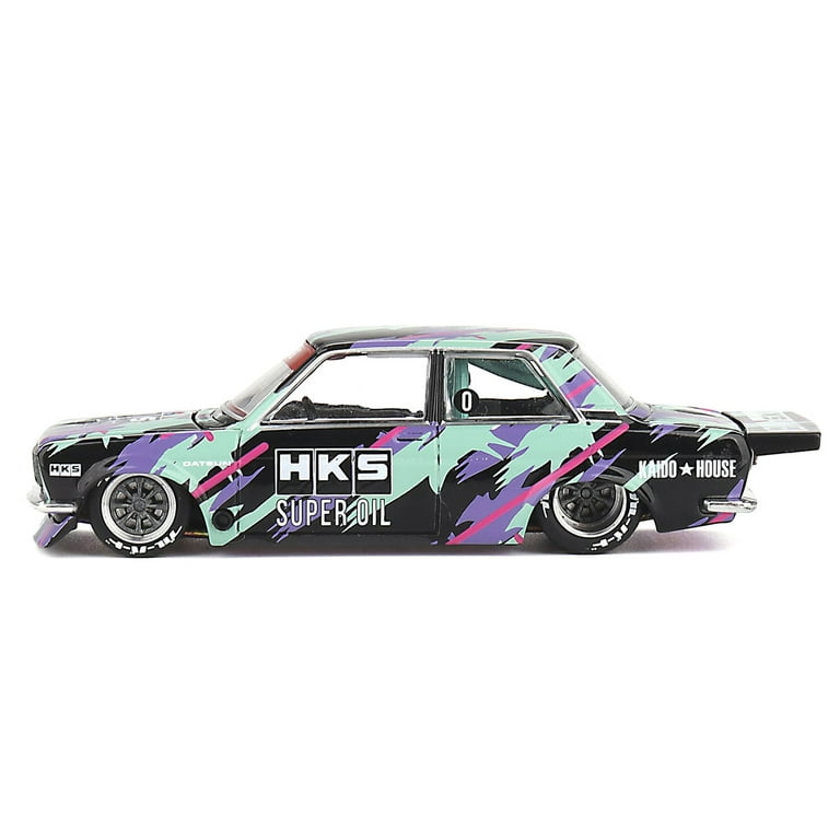 Kaido House x Mini GT Datsun 510 Pro Street HKS V1 - Black