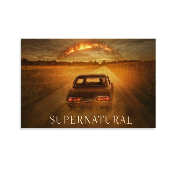 Posters Supernatural Canvas Art Poster and Wall Art Picture Print Modern Family bedroom Decor Posters 12x18inch(30x45cm)