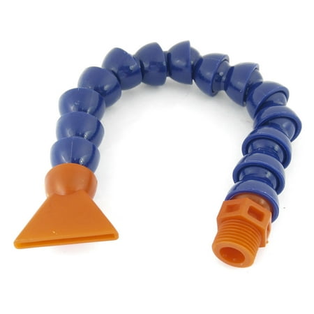 - Unique Bargains Dark Blue Plastic 1/2 PT Thread Flat Outlet Flexible Oil Cooler Coolant Pipe