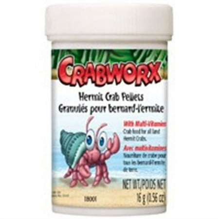 Crabworx Hermit Crab Pellets 0.56 oz
