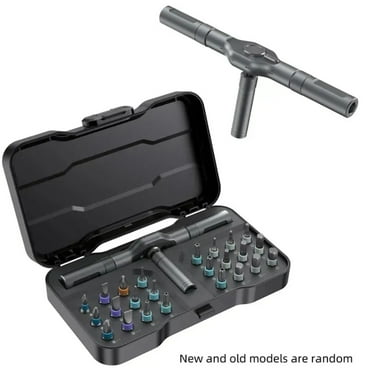 24-in-1 Magnetic Screwdriver Set, Multi-Function Screwdriver Tool Set with Removable T-Ratchet Handle Home Repair Tool Kit Set, Mechanic's General Purpose Hand Tools.