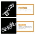 thumbnail image 4 of 12pcs Hidden Valance Clips Clear Window Blinds Repair Clips Acrylic Valance Retainer Clips, 4 of 8
