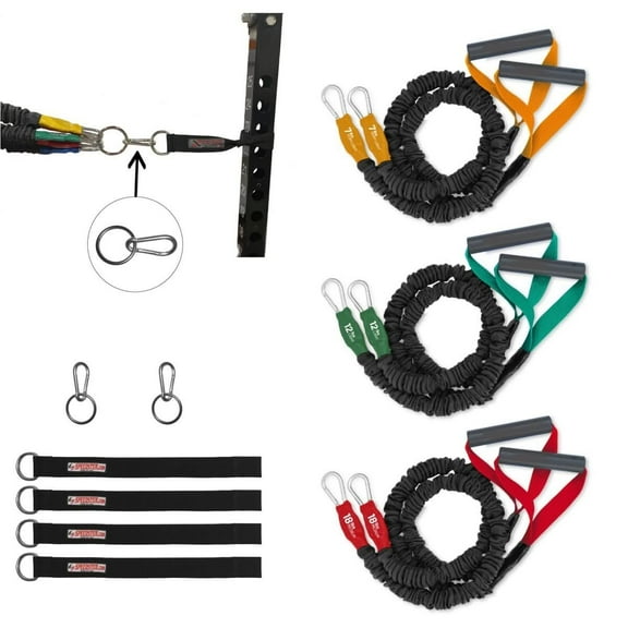 X-Over Cable Crossover Style Band Rack Home Gym- Intermediate 1