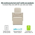 thumbnail image 2 of DaVinci Olive Glider and Ottoman, Cream, 2 of 12