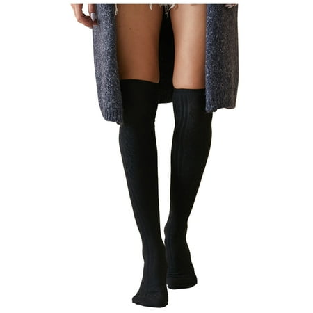 

3 Pairs Socks for Women Girls Ladies Women Thigh High OVER The KNEE Socks Long Cotton Stockings Warm Stockings Womens Socks