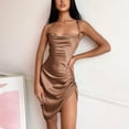thumbnail image 2 of Caqui M sexy vestido sin mangas con tirantes 2021 nuevo tubo top espalda hueco encaje temperamento falda ropa de mujer 2021, 2 of 3
