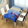 thumbnail image 7 of Coolnut Halloween Ghost Tablecloth, Waterproof Washable Polyester Square Table Cover, Durable Tablecloth for Kitchen Dining Table Party Decor, 54"x54", 7 of 7