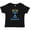 AB-Black, variant on Happy Hanukkah with Blue Menorah Boys or Girls Baby T-Shirt