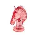 thumbnail image 6 of 6" x 13" Pink Resin Tinted Horse Sculpture, by DecMode, 6 of 9