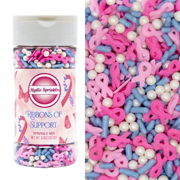 Mystic Sprinkles Ribbons of Support Sprinkle Mix 3.3oz