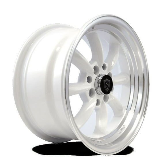 15X8 8-100/114.3 G-LINE #8014 WHITE CENTER/MACHINE LIP 20/73.1..