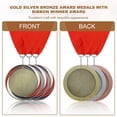 thumbnail image 4 of Uxcell Award Medals, Prize Medals Winner Medals with Neck Ribbon for Competitions Sports Event Multicolor, 4 of 7