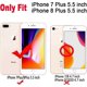 thumbnail image 2 of Liangnv - Funda para iPhone 8 Plus, iPhone 7 Plus de 5,5 pulgadas, diseño de flores, con soporte para mujeres y niñas, anillo giratorio de 360 grados, soporte de TPU suave, 2 of 5